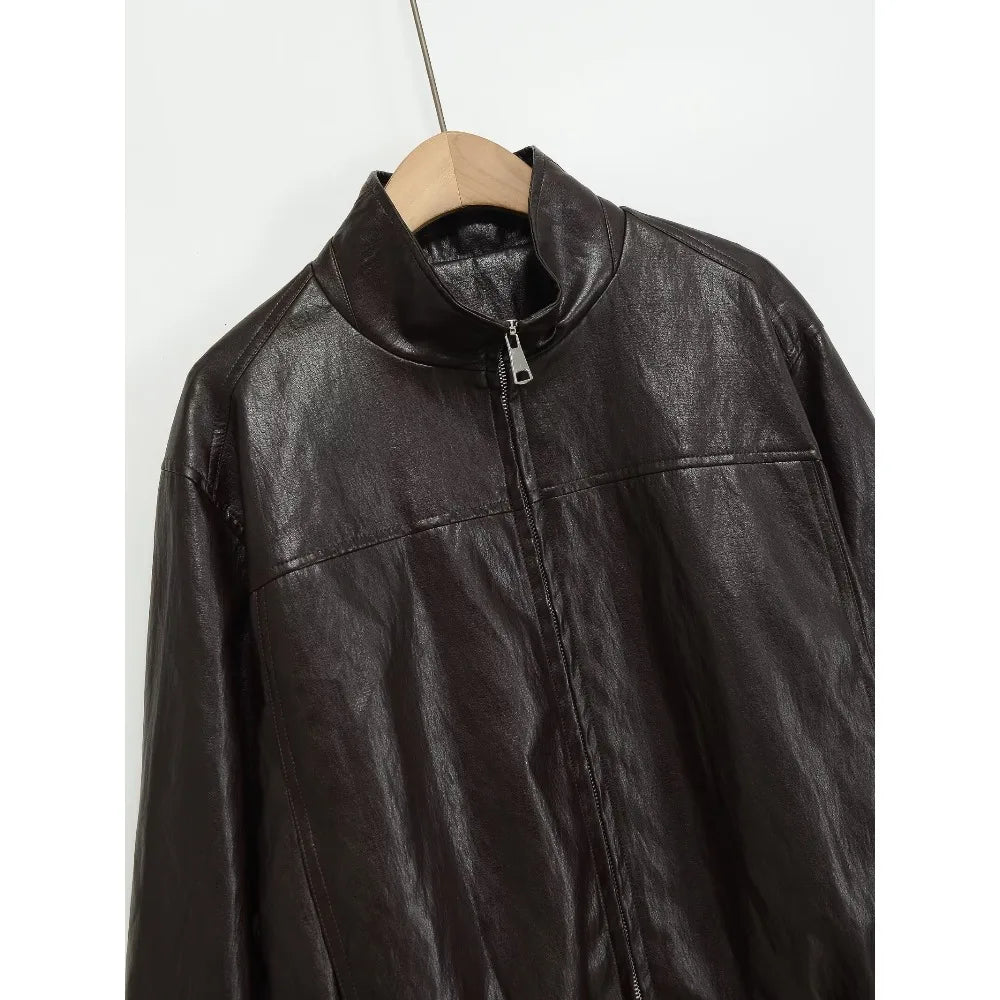 Cropped Moto Bomber