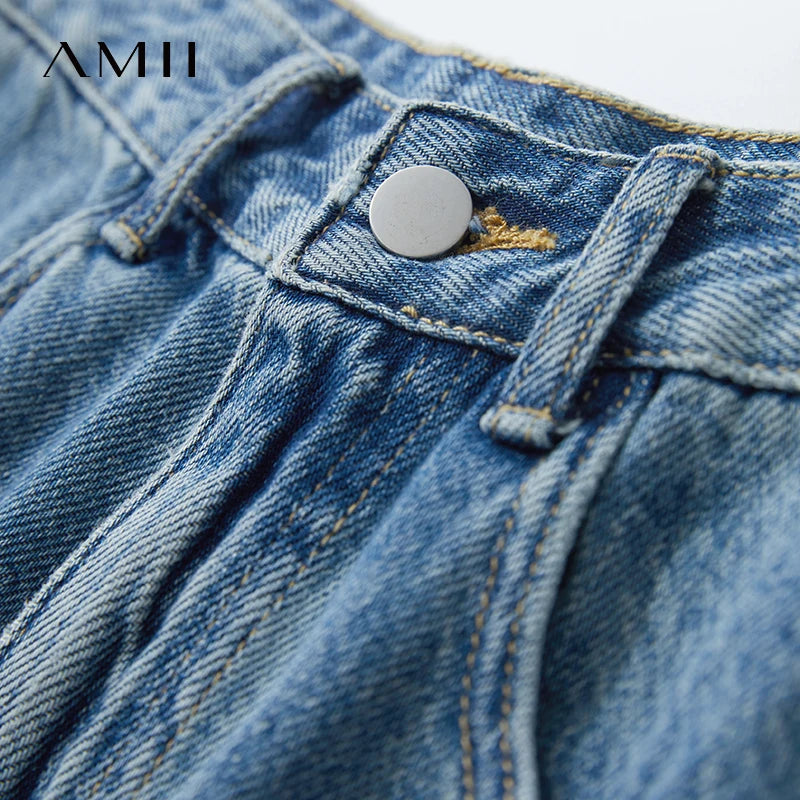 Long Denim Shorts