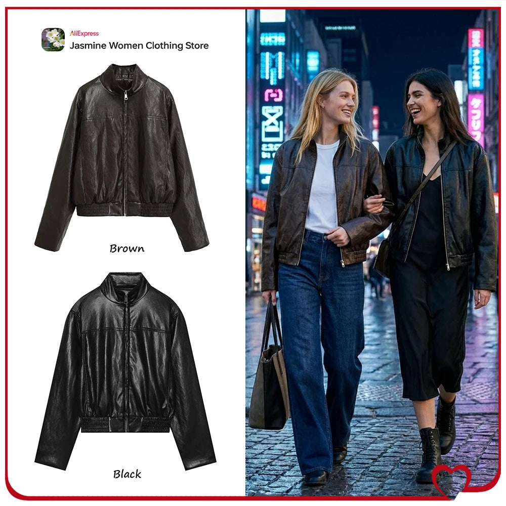 Cropped Moto Bomber