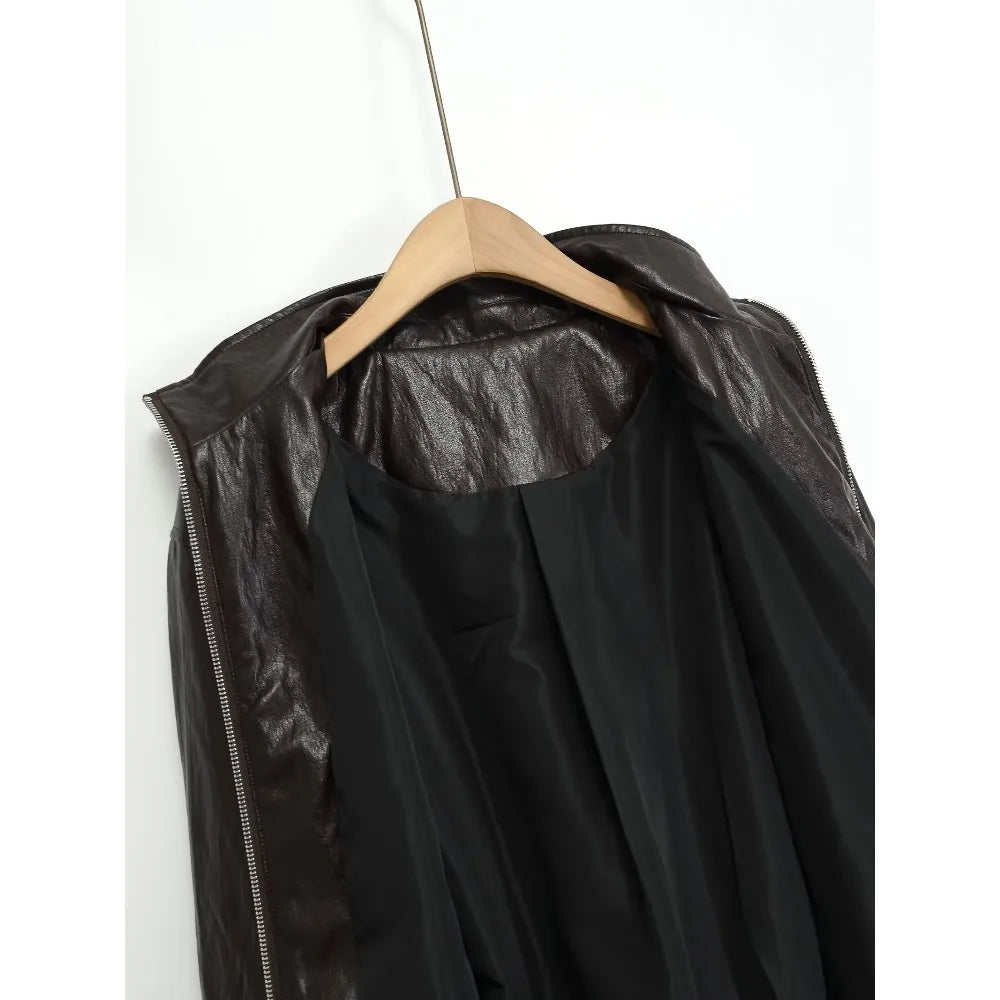 Cropped Moto Bomber