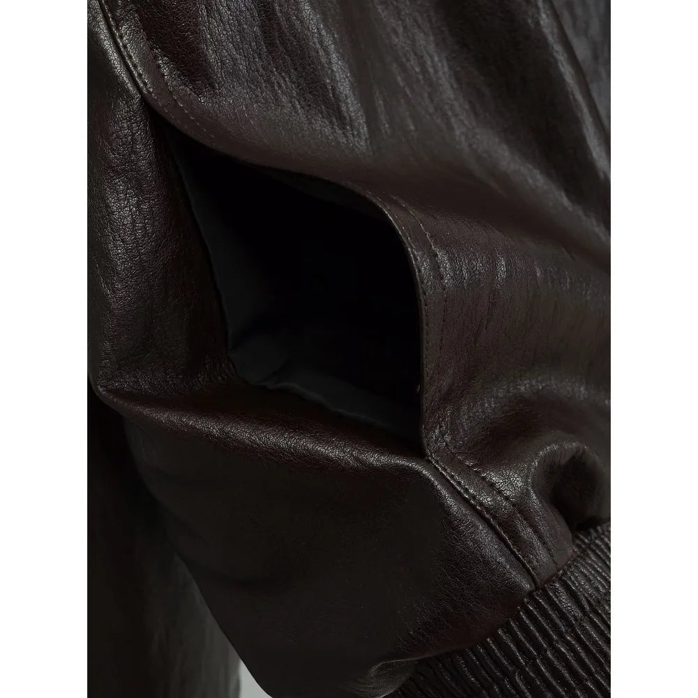 Cropped Moto Bomber