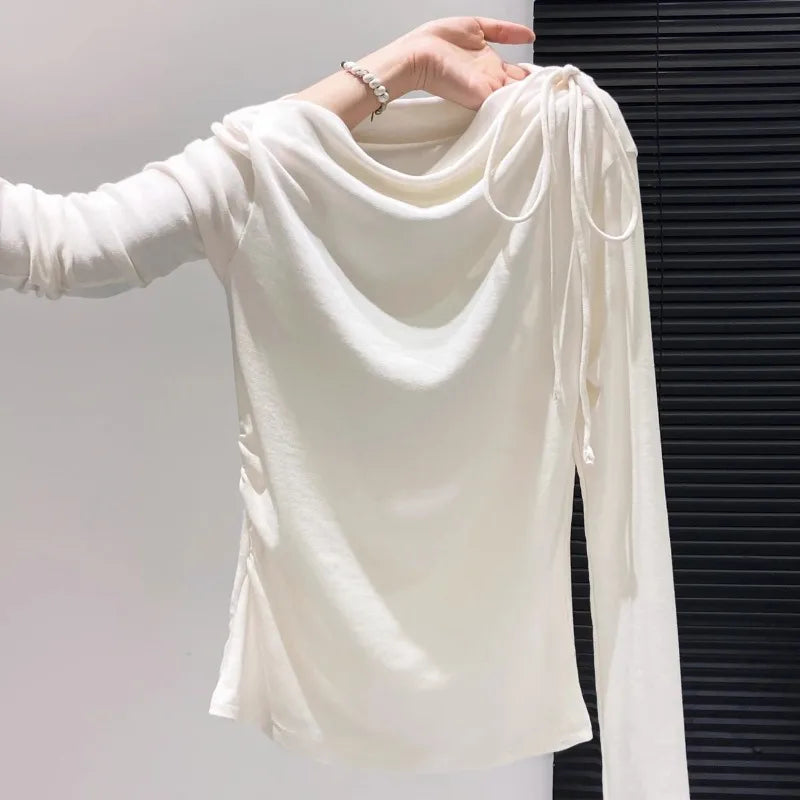 Drawstring Off-Shoulder Top