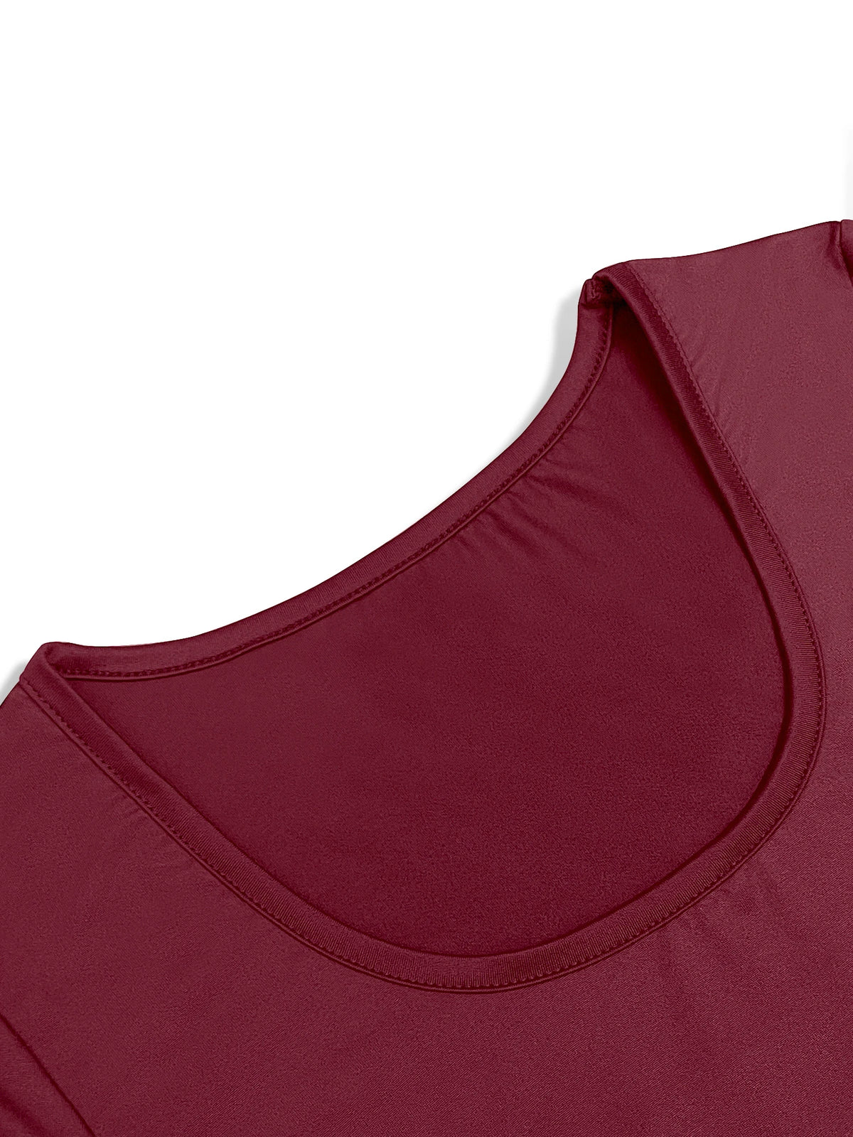 Scoop-Neck Long-Sleeve Top