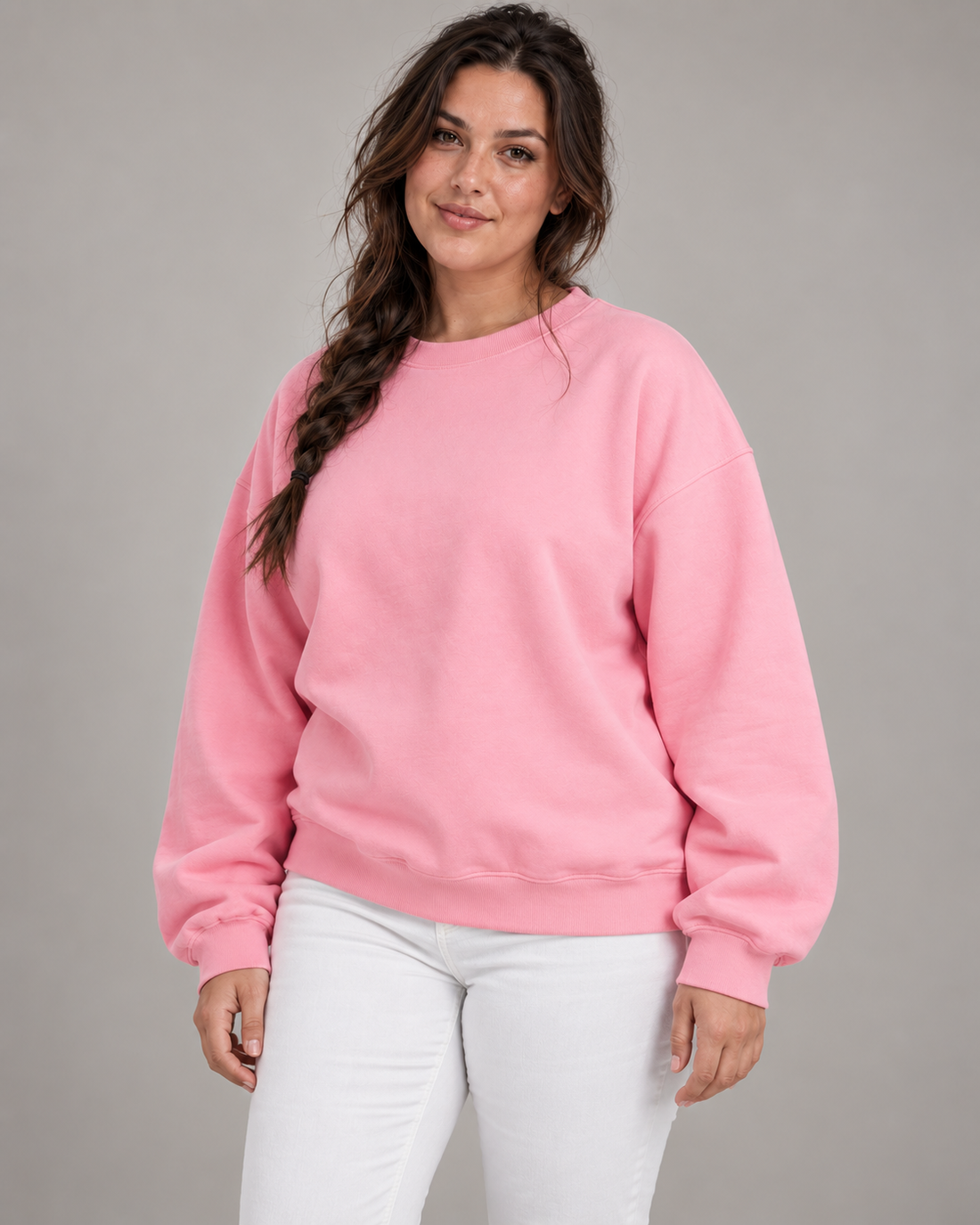 Oversized Crew-Neck Sweatshirt