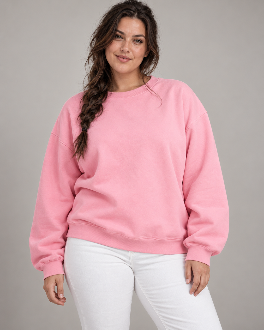Oversized Crew-Neck Sweatshirt